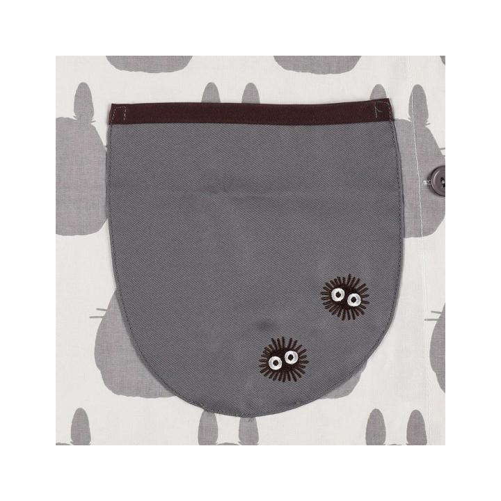 Tablier Silhouette Totoro Gris 84 x 61,5cm - Mon Voisin Totoro