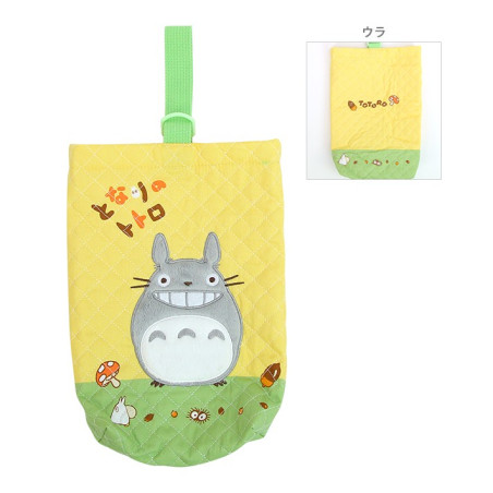 Pochon Totoro noix et champignons 22x29 - Mon Voisin Totoro