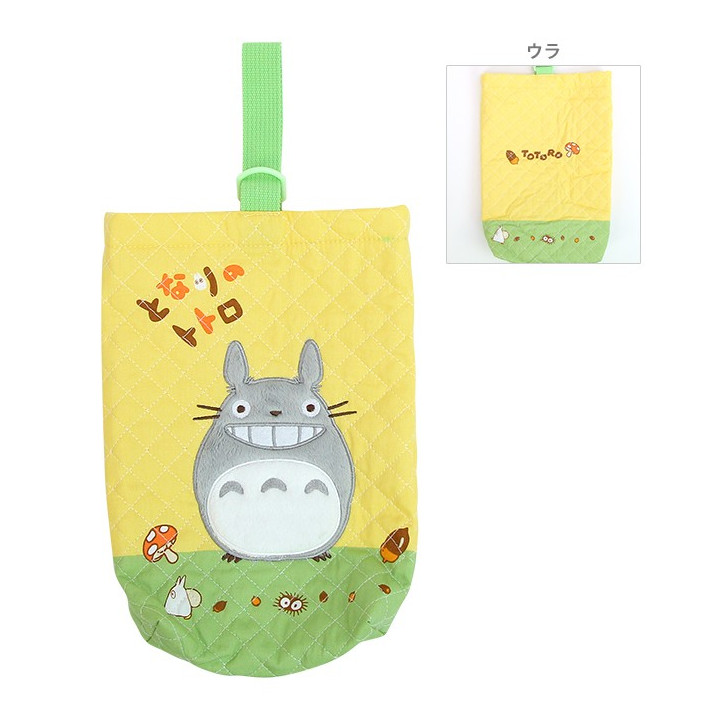 Pochon Totoro noix et champignons 22x29 - Mon Voisin Totoro
