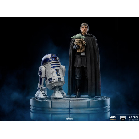 Luke Skywalker and Grogu - The Mandalorian - Art Scale 1/10