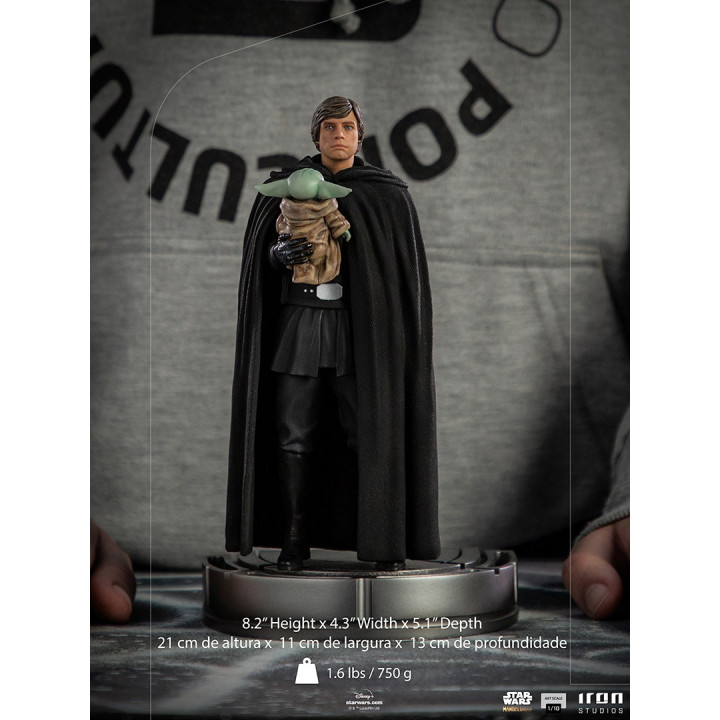 Luke Skywalker and Grogu - The Mandalorian - Art Scale 1/10