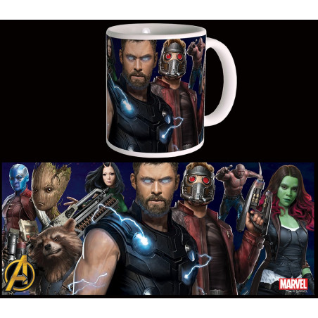 MARVEL MUG AVENGERS : INFINITY WAR - GARDIENS & THOR