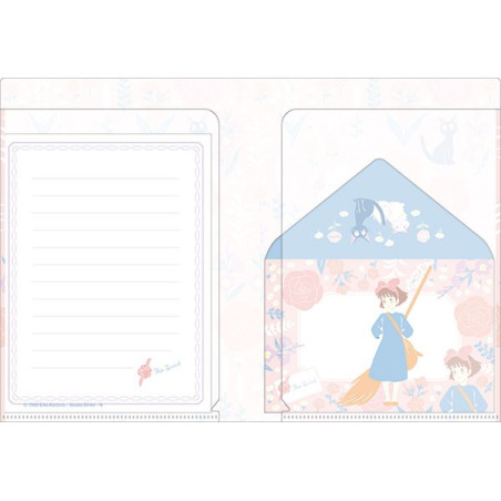 Papier à lettres et chemise Jardin de Kiki - Kiki la petite sorcière