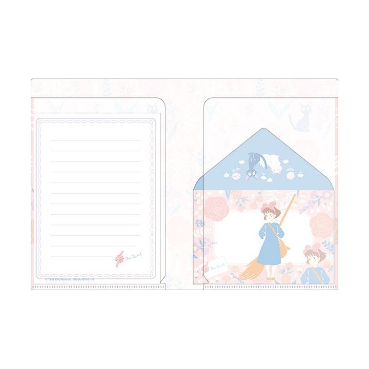 Papier à lettres et chemise Jardin de Kiki - Kiki la petite sorcière