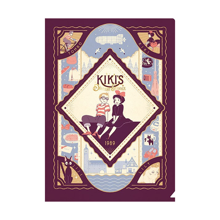 Chemise Art Déco A4 - Kiki la petite sorcière