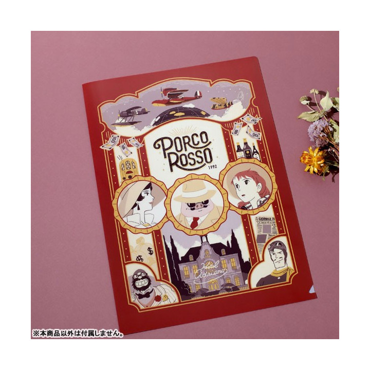 Chemise Art Déco A4 - Porco Rosso