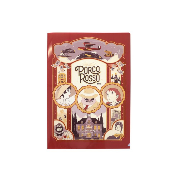 Chemise Art Déco A4 - Porco Rosso