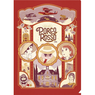 Chemise Art Déco A4 - Porco Rosso