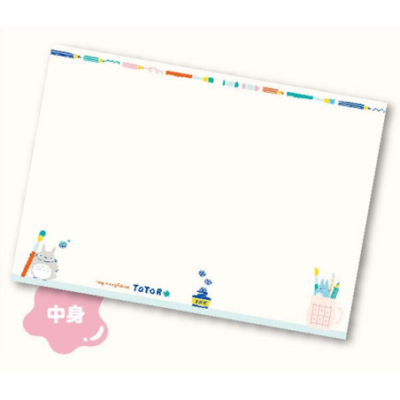 Carnet de Notes B5 Totoro dessine - Mon Voisin Totoro
