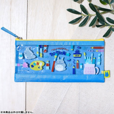 Trousse transparente bleue - Mon Voisin Totoro