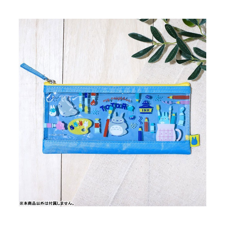 Trousse transparente bleue - Mon Voisin Totoro