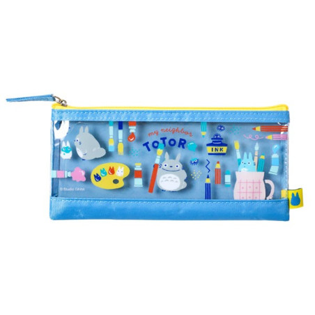 Trousse transparente bleue - Mon Voisin Totoro