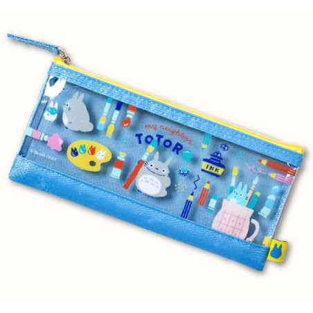 Trousse transparente bleue - Mon Voisin Totoro
