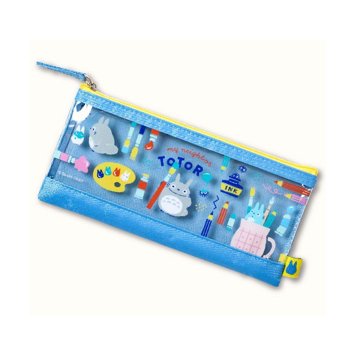 Trousse transparente bleue - Mon Voisin Totoro