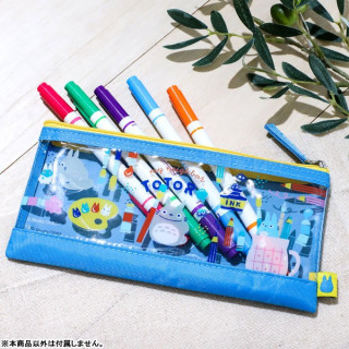 Trousse transparente bleue - Mon Voisin Totoro
