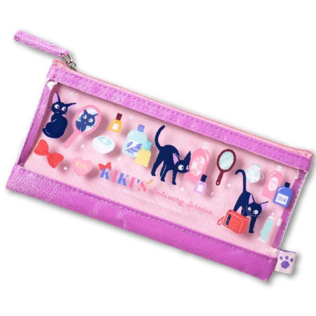 Trousse transparente violette - Kiki la petite sorcière