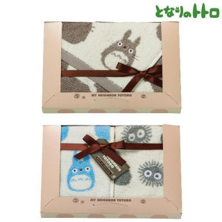 Boite cadeau 3 serviettes Totoro&Noiraudes - Mon Voisin Totoro