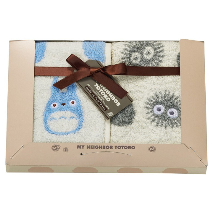 Boite cadeau 3 serviettes Totoro&Noiraudes - Mon Voisin Totoro