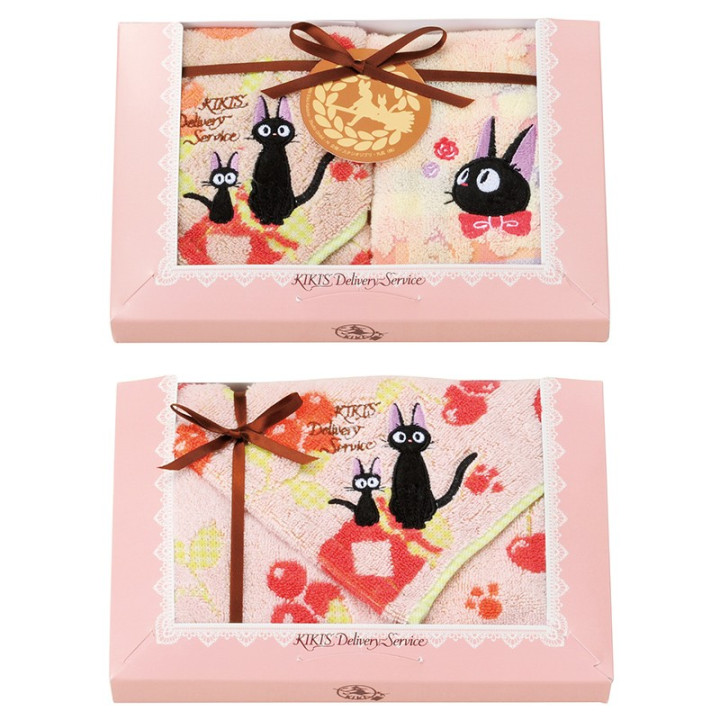 Boite cadeau 3 serviettes Jiji Confitures Fruits Rouges - Kiki la pet