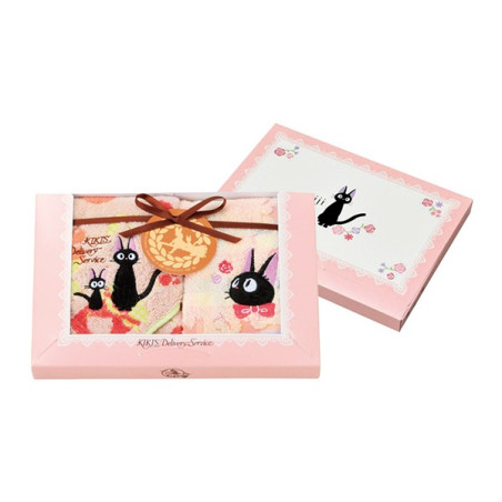 Boite cadeau 3 serviettes Jiji Confitures Fruits Rouges - Kiki la pet