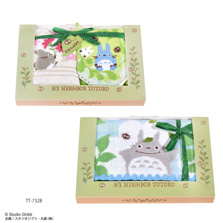 Boite cadeau 3 serviettes Soleil de la forêt - Mon Voisin Totoro