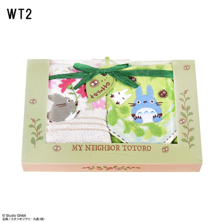 Boite cadeau 3 serviettes Soleil de la forêt - Mon Voisin Totoro