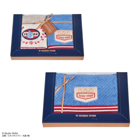 Boite cadeau 3 serviettes Couture en denim - Mon Voisin Totoro