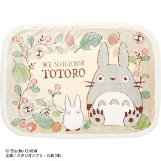 Plaid Feuilles et noisettes 70x100 cm - Mon Voisin Totoro