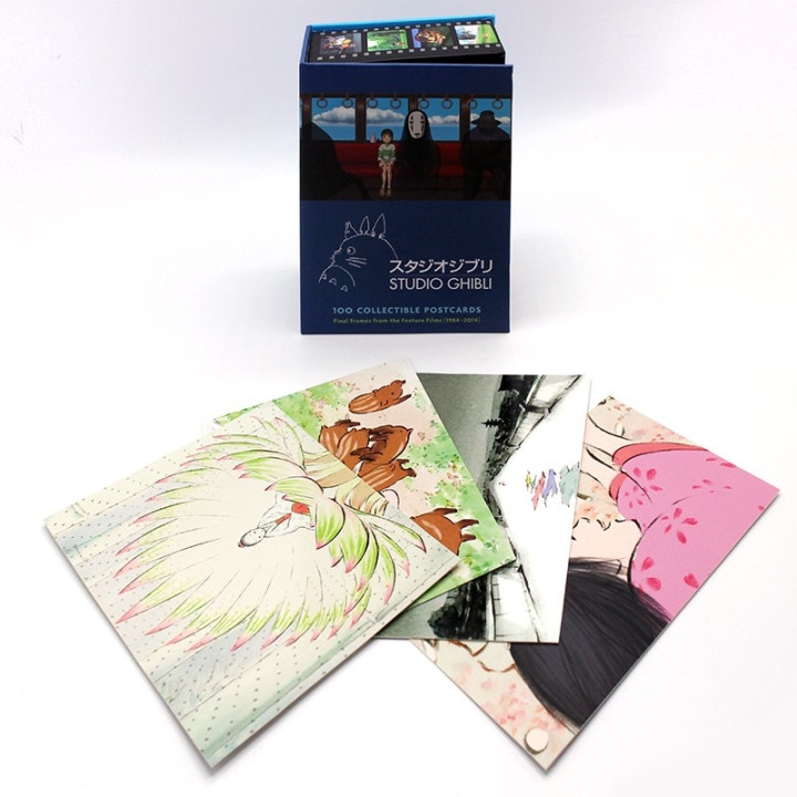 Coffret 100 cartes postales de collection - Studio Ghibli