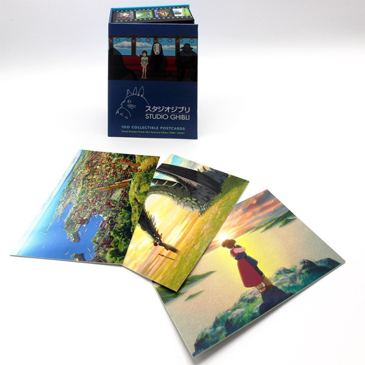Coffret 100 cartes postales de collection - Studio Ghibli