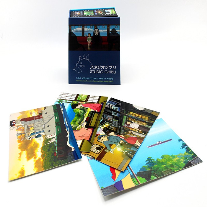Coffret 100 cartes postales de collection - Studio Ghibli