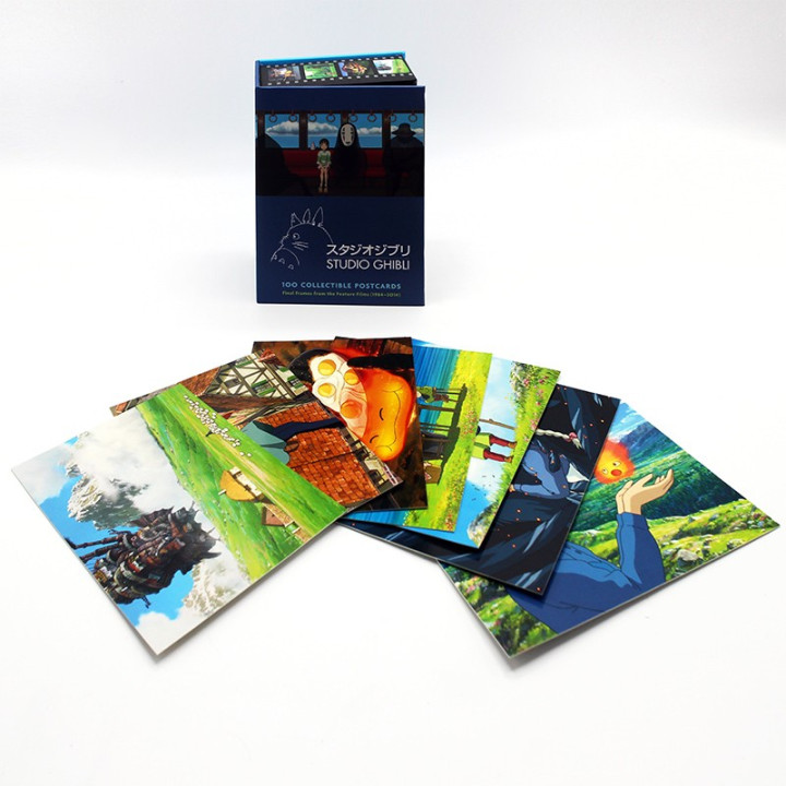 Coffret 100 cartes postales de collection - Studio Ghibli