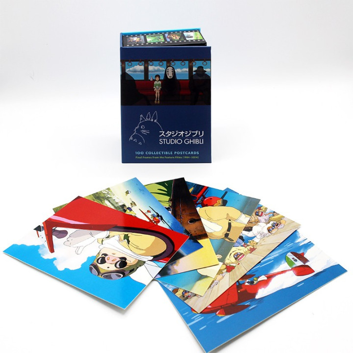 Coffret 100 cartes postales de collection - Studio Ghibli