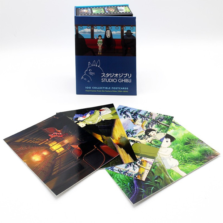 Coffret 100 cartes postales de collection - Studio Ghibli