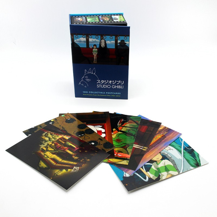 Coffret 100 cartes postales de collection - Studio Ghibli