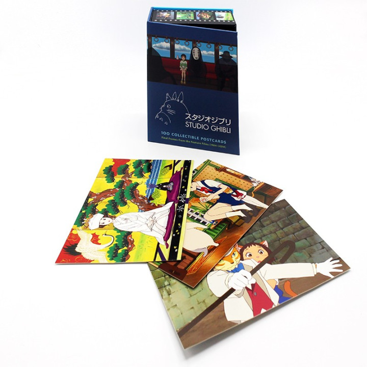 Coffret 100 cartes postales de collection - Studio Ghibli