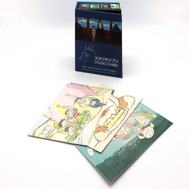 Coffret 100 cartes postales de collection - Studio Ghibli
