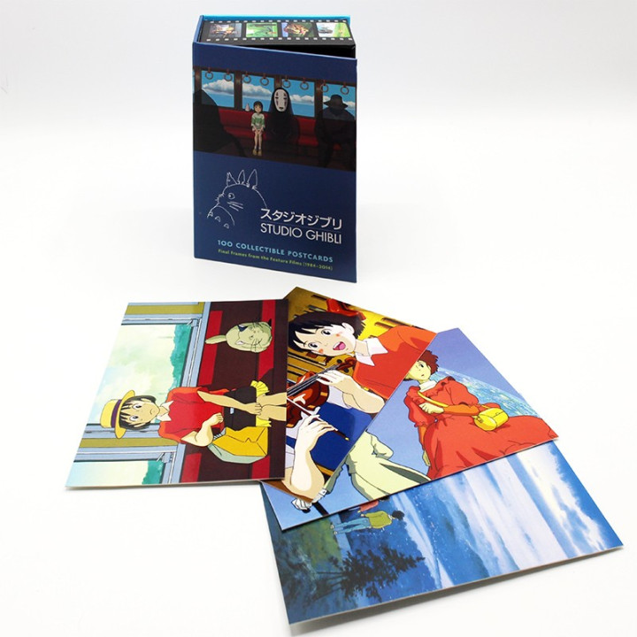 Coffret 100 cartes postales de collection - Studio Ghibli