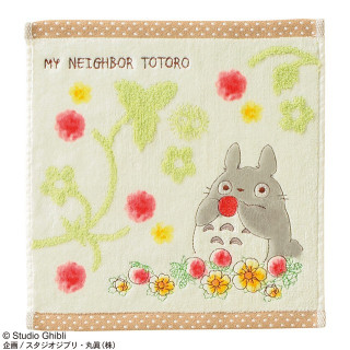 Mini Serviette Totoro Champs de Fraises 25x25 - Mon Voisin Totoro