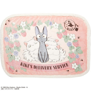 Plaid Jiji & Lily Fraises 70x100 cm - Kiki la petite sorcière