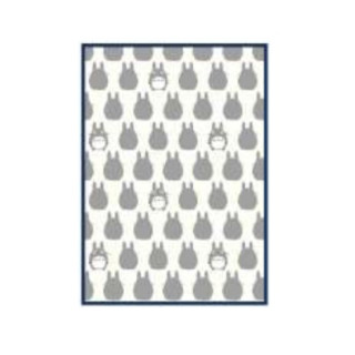 Couverture Silhouette Totoro Gris 100x140 cm - Mon Voisin Totoro