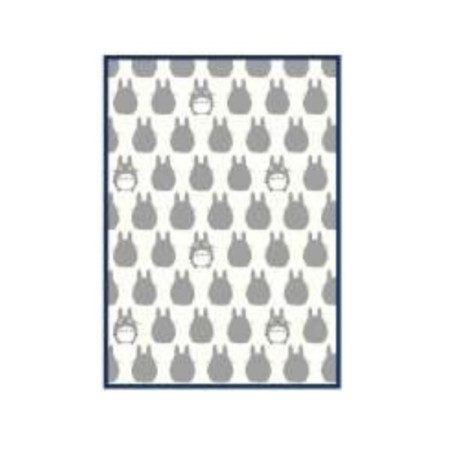 Couverture Silhouette Totoro Gris 100x140 cm - Mon Voisin Totoro