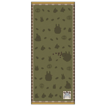 Serviette Vert Automne 34x80 cm - Mon Voisin Totoro