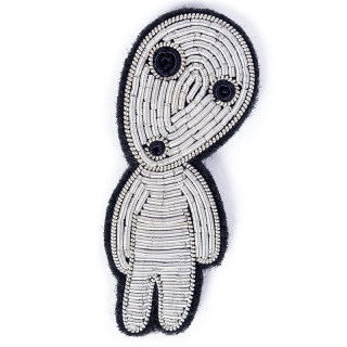 Broche cannetille Kodama debout - Princesse Mononoké