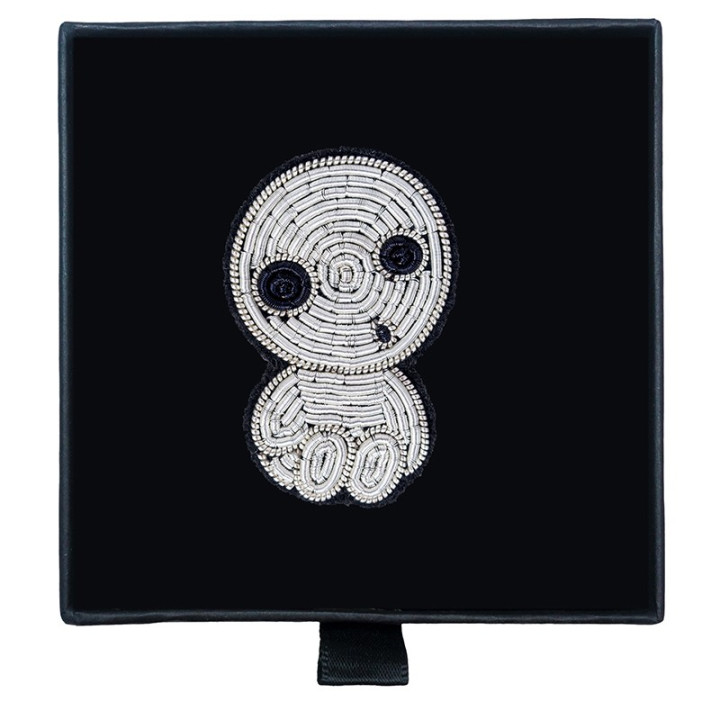 Broche cannetille Kodama assis - Princesse Mononoké