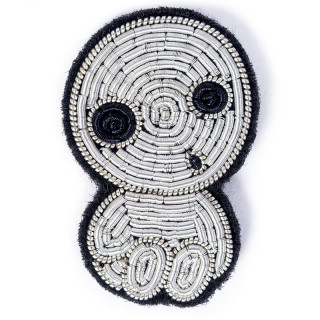 Broche cannetille Kodama assis - Princesse Mononoké