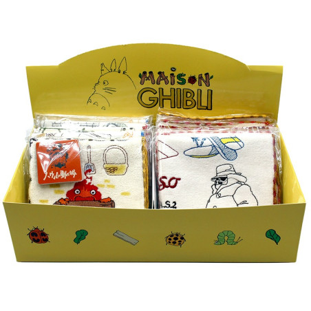 Présentoir 10 serviettes - Maison Ghibli