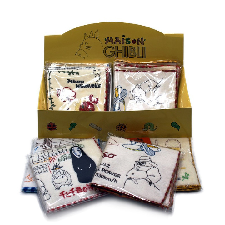 Présentoir 10 serviettes - Maison Ghibli