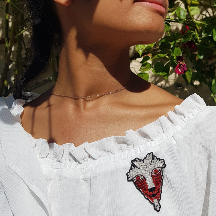 Broche cannetille Dieu Cerf - Princesse Mononoké