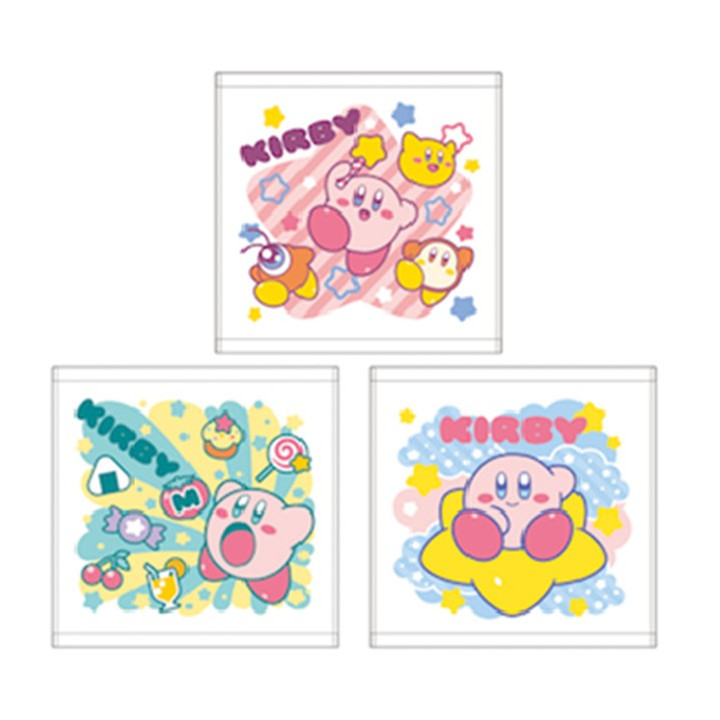 Set de 3 serviettes Kirby Happy 30x30 cm - Kirby